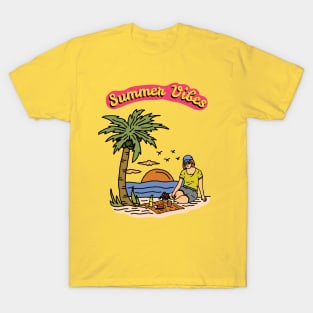 Summer Vibes on the beach T-Shirt